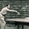 За игрой в пинг-понг. 1957 г.